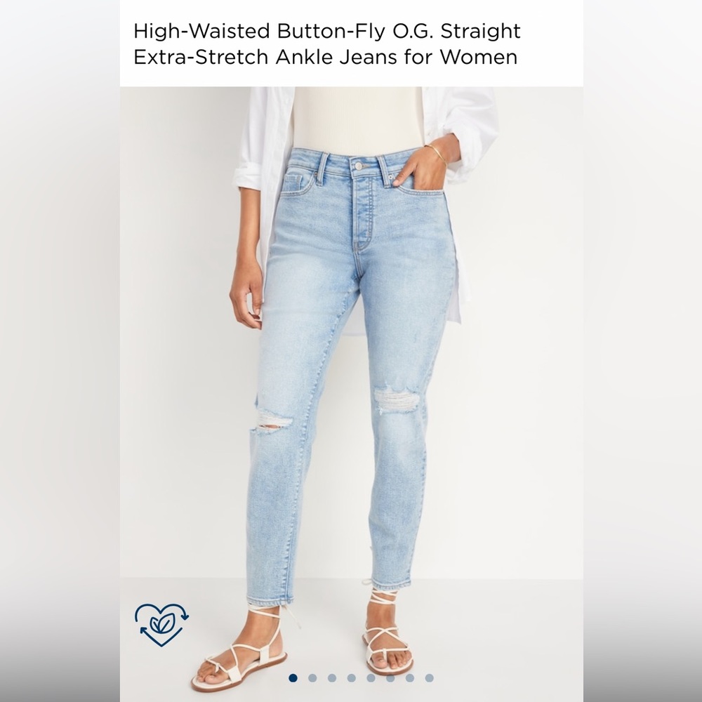 High rise jeans